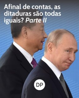 Afinal de contas, as ditaduras são todas iguais? (Parte II) - As ditaduras não são todas iguais. Enquanto a Rússia de Putin depende do personalismo e de redes frágeis de lealdade, a China pós-Mao e pré-Xi consolidou um regime institucionalizado, capaz de garantir estabilidade e sucessão previsível. Essas diferenças têm consequências práticas nas relações internacionais, na economia e até no risco de colapso interno. Na Parte II de sua coluna para o DPolitik, nosso colunista Giulliano R. Molinero Jr. escreve sobre como compreender essas nuances pode mudar nossa forma de lidar com regimes autoritários.

O artigo já está disponível no link na nossa bio.